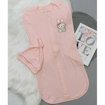 Комплект ясельний (кокон + шапочка) з вишивкою